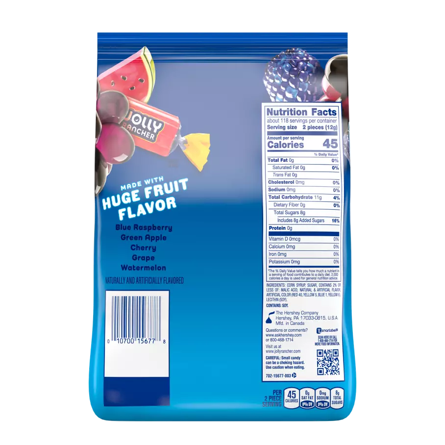 Alternative view of Jolly Rancher Original Flavors Hard Candy-50 Oz Bag
