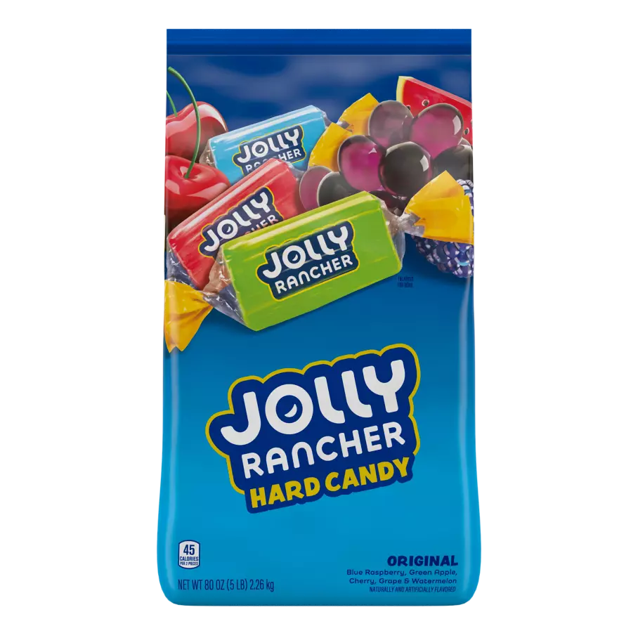 Jolly Rancher Original Flavors Hard Candy-80 Oz Bag, 360 Pieces