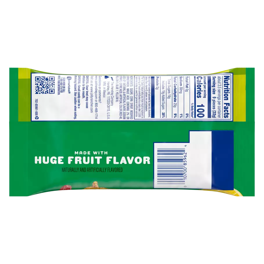 Alternative view of Jolly Rancher Gummies Sour Original Flavors King Size-3.87 Oz Bag