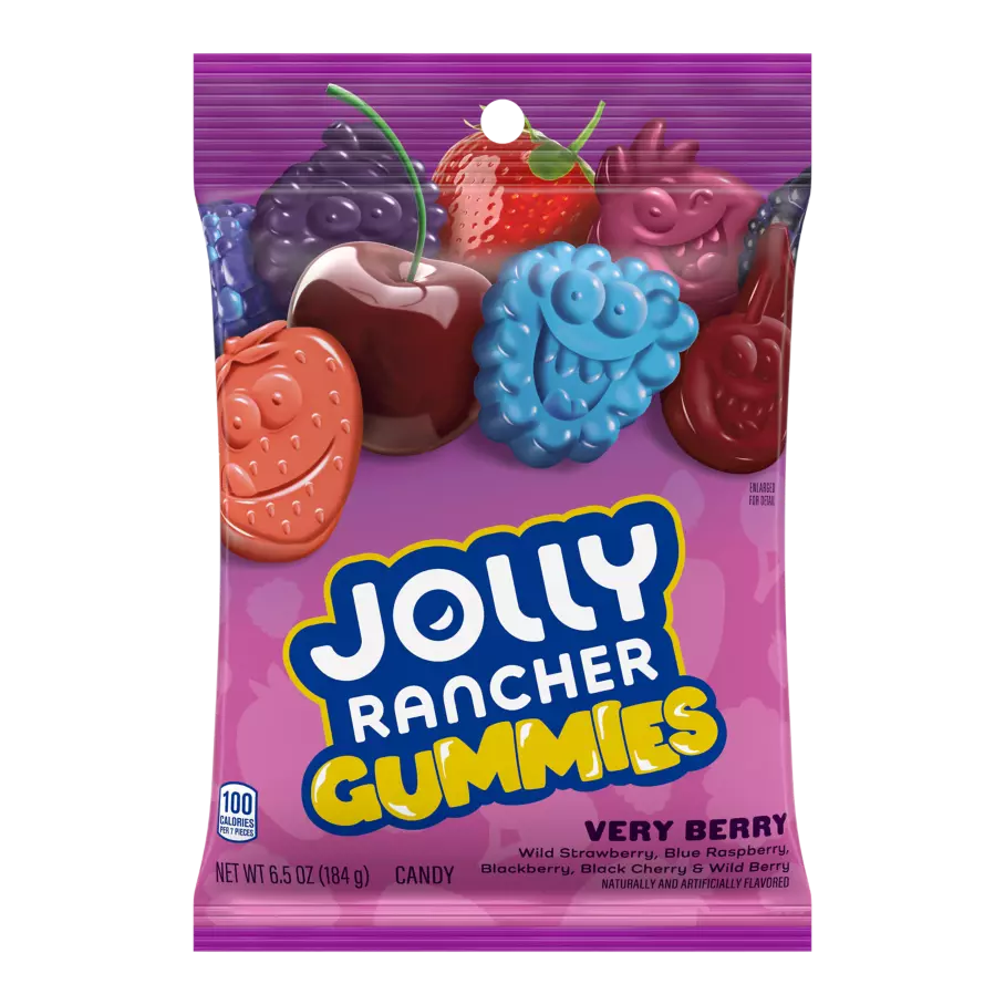 Jolly Rancher Gummies Very Berry-6.5 Oz Bag