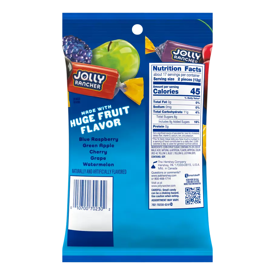 Alternative view of Jolly Rancher Original Flavors Hard Candy-7 Oz Bag