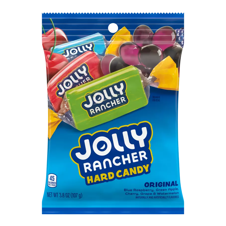 Jolly Rancher Original Flavors Hard Candy-3.8 Oz Bag